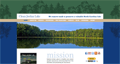 Desktop Screenshot of cleanjordanlake.org